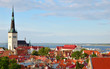 Red roofs of old Tallinn