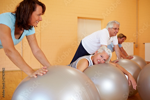 Foto: Erschöpfung im Fitnesskurs Erschöpfung im Fitnesskurs