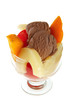 fresh fruits in glass