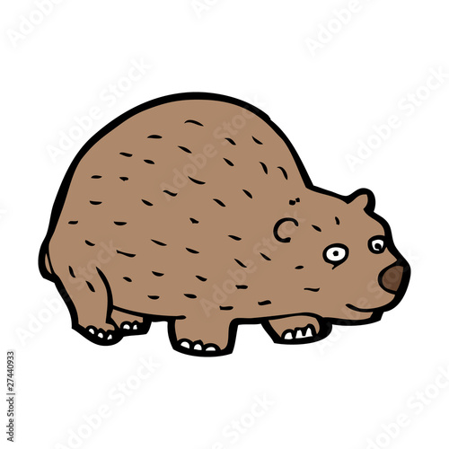 Cartoon Wombat