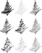 Albero Natale Astratto-Abstract Christmas Tree-Vector