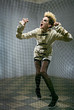 Photo: scary zombie girl in gray room scary zombie girl in gray room