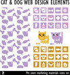 Designs of Pets and Other Related Items - Vector. Pet Store mark Designs of Pets and Other Related Items - Vector. Pet Store mark