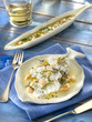 Foto: plie à la sauce aux crevettes - platessa - plie à la sauce aux crevettes - platessa -