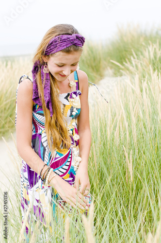 Photo: Model girl on the beach Model girl on the beach