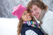 Couple in winter