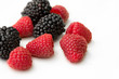 Blackberry and raspberry