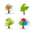 green tree set
