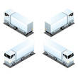3D Truck on their way to several points