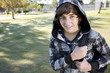 Photo: Teenage boy with school backpack Teenage boy with school backpack