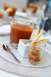 potage et petits légumes