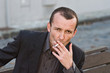 homme fumeur