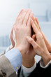 Successful business teamwork