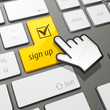 clavier inscription