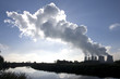 cooling towers on a power staion