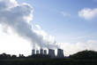 cooling towers on a power staion