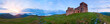 summer sunrise mountain landscape
