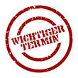 stempel wichtiger termin I