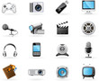 Multimedia icon set