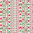 Garlands beautiful Christmas seamless vector pattern