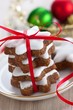 christmas star-shaped cinnamon cookies