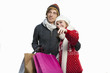 young couple shopping