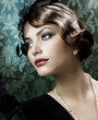Romantic Beauty.Retro Style