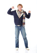 Blonde young man
