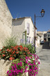 French Village view with Flowerpots Provence France