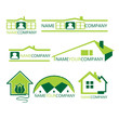 house logo set