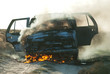 Car fire Car fire