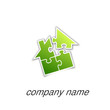 logo maison verte puzzle v2