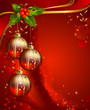 Photo en ligne au meilleur prix Vertical red christmas backdrop