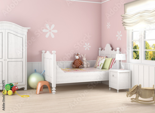 Illustration: pink girl´s room pink girl´s room