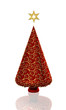 3D Weihnachtsbaum Rot
