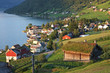 Coucher de soleil sur un fjord norvégien Coucher de soleil sur un fjord norvégien