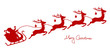Christmas Sleigh Santa & 4 Flying Reindeers Christmas Sleigh Santa & 4 Flying Reindeers