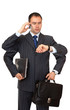 Busy businessman. Busy businessman.