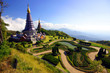 Pagoda on Peak Intanon Mountain, Chiangmai ,Thailand