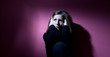 Foto: Young woman suffering from severe depression Young woman suffering from severe depression