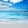 Beautiful Cancun Beach Landscape