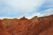 Amazing, like chine of a prehistoric monster the Skazka canyon Amazing, like chine of a prehistoric monster the Skazka canyon