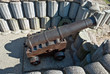 Retro black metal gun