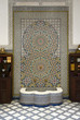 Fountain with ceramic mosaics