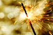 sparkler on bokeh background