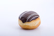 Donut with chocolate icing Donut with chocolate icing