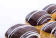 Donut with chocolate icing Donut with chocolate icing