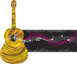 Abstract guitar illustration Abstract guitar illustration