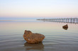 rocks in water on the beach
