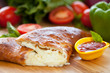 Calzone cheese Close up 1 Calzone cheese Close up 1